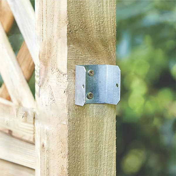 INF Hegnclips (10 stk.) Fastgør hegnbrædder sikkert 32 mm