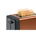 Miniatyrbilde 3 av 6: Bosch | DesignLine Toaster | TAT4P429 | Power 970 W | Number of slots 2 | Housing material Stainless Steel | Copper/Black