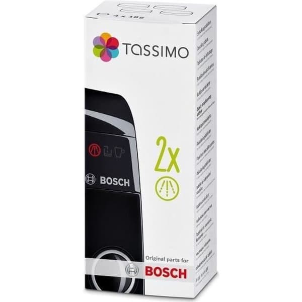BOSCH - 4 avkalkningstabletter för TASSIMO kaffebryggare