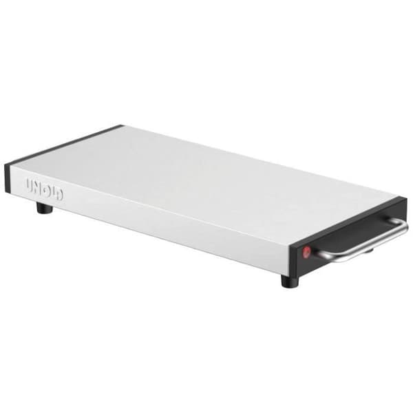 Värmeplatta - UNOLD - Elena 58845 - Trådlös - 110 Watt Svart, Rostfritt stål