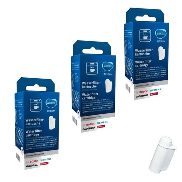 Vattenfilter - Siemens - Brita Intenza TZ70003 - Pack med 3 - För kaffebryggare och espressomaskin