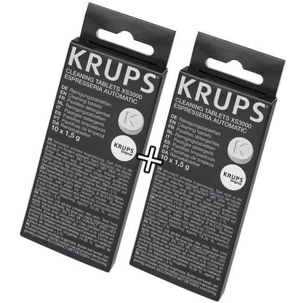 Set med 2 lådor med rengöringstabletter för KRUPS, ROWENTA, MAGIMIX kaffebryggare - Tillbehör och underhåll