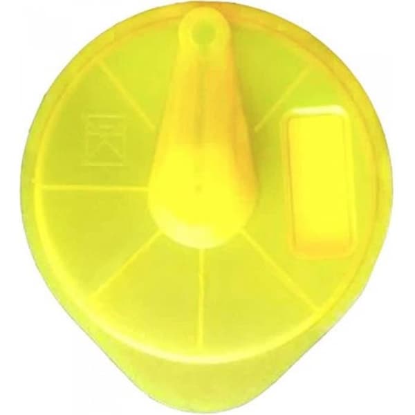 SPARES2GO Rengöringsskiva för Bosch Tassimo Vivy 2 TAS12 TAS14 Kaffemaskin Gul 17001490