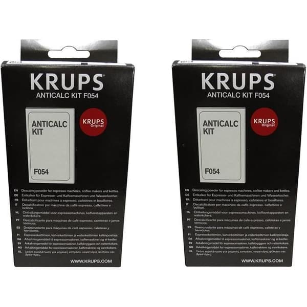 Skalare för kaffe- och espressobryggare KRUPS F054001B*2 - Vit - Kapselkompatibel - Designad för kaffebryggare