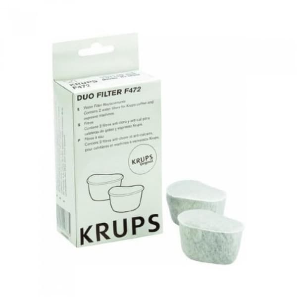 KRUPS F4720057 vattenfilterpatron för kaffebryggare - Paket om 2