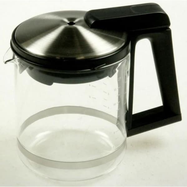 Kanna + Filter + Lock för KRUPS kaffebryggare - MS-623653 8P0048428P CH - Kapacitet 1,5L - Svart