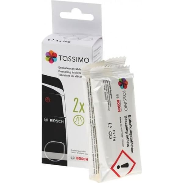 avkalka tabletter för TASSIMO kaffebryggare bosch siemens 00311530