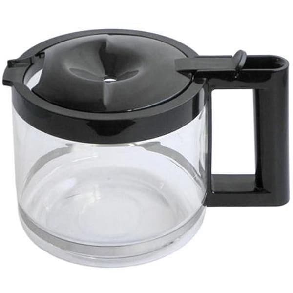 Kanna för Kaffebryggare - Expresso DELONGHI - Svart - Kompatibel med Malet kaffe - Utformad för Kaffebryggare