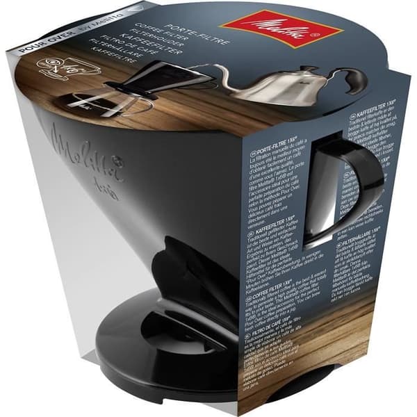 MELITTA kaffefilterhållare 1x6 - Svart
