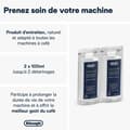 Miniatyrbild 2 av 6: DELONGHI DLS C200 EcoDecalk Mini Avkalkningsmedel 2x100ml för alla Delonghi kaffemaskiner