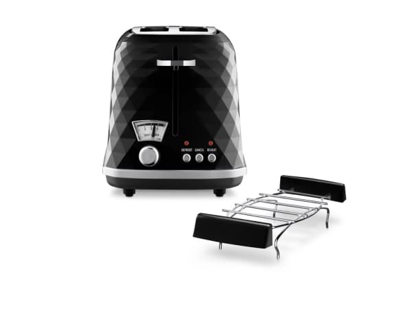 De'Longhi Brillante CTJ 2103.BK - Brødrister - 2 skive - 2 Spor - svart
