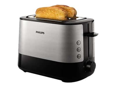 Philips Viva Collection HD2637/90 Paahdin, 2 viipale(i)ta, Musta, Ruostumaton teräs, Metalli, Muovi, Kiina, 240 V, 50 - 60 Hz