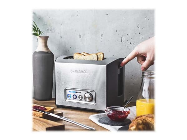 Gastroback Design PRO 2S - Brødrister - 2 skive - 2 Spor - børstet rustfritt stål