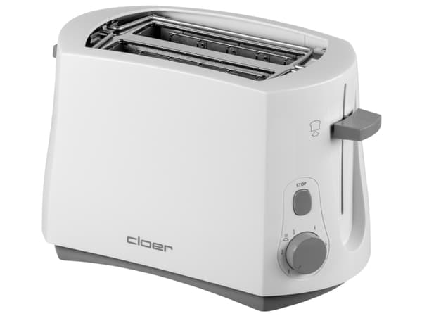 Cloer 331, 2 viipale(i)ta, Valkoinen, 825 W, 230 V, 0,97 m, 170 x 280 x 180 mm