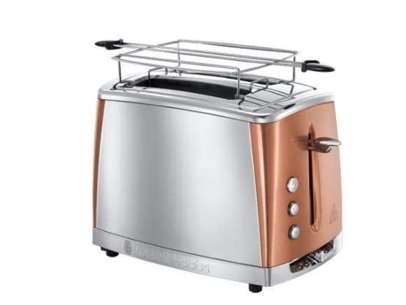 Russell Hobbs Luna 24290-56 - Brødrister - 2 skive - 2 Spor - copper/shiny stainless steel