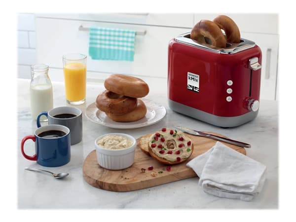Kenwood kMix TCX751RD - Brødrister - 2 skive - 2 Holdere - rød