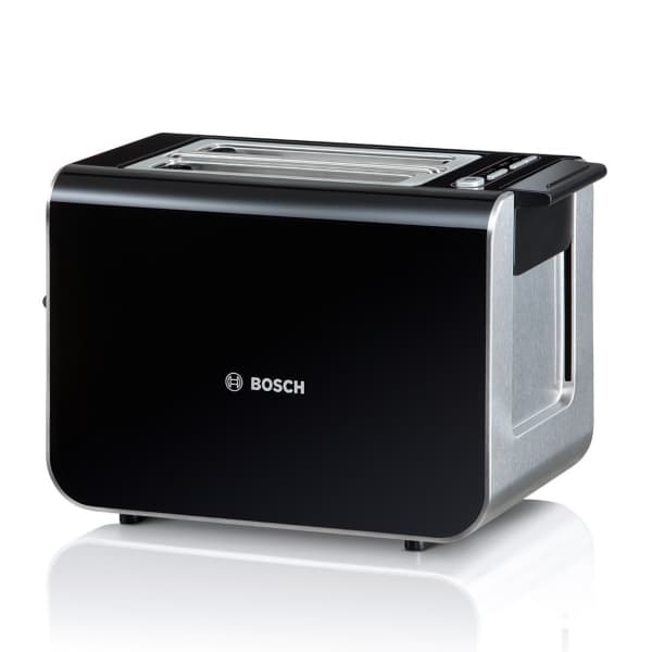 Bosch TAT8611 brödrostar 2 skivor 860 W Antracit, Vit
