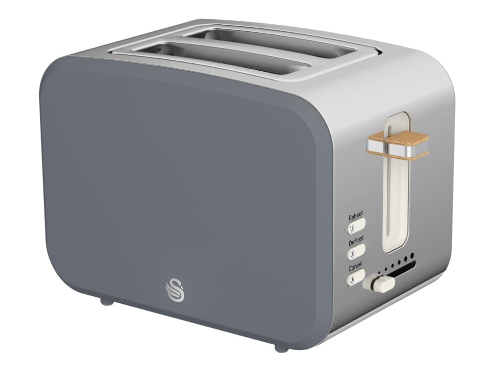 Swan Nordic ST14610GRYN Brödrost 2 skiva 2 Kortplatser