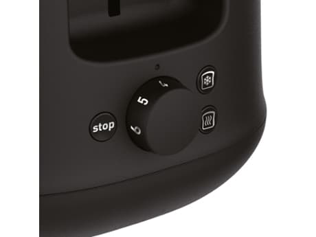 Tefal TT340830, 2 skiver, Sort, Rustfritt stål, Rustfritt stål, Knapper, Rotasjon, 850 W