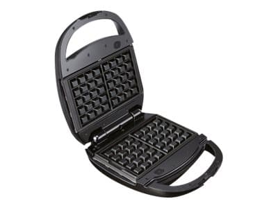 Tefal SNACK TIME 3PL SW342 - Sandwichmaskin / våffeljärn / paninimaskin - 700 W - svart/silver