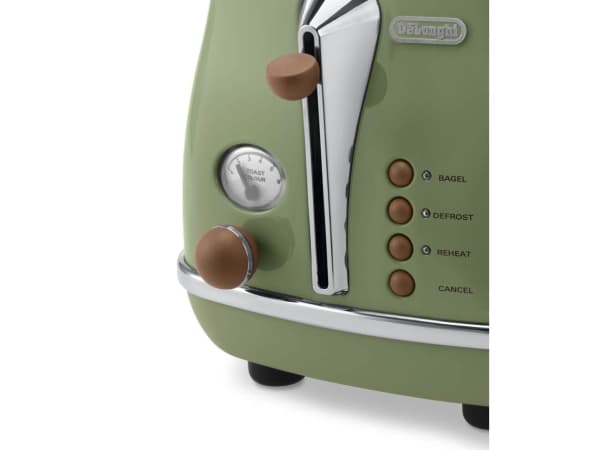 De’Longhi 2103.GR, 2 viipale(i)ta, Vihreä, Ruostumaton teräs, 900 W, 220 - 240 V, 50 - 60 Hz