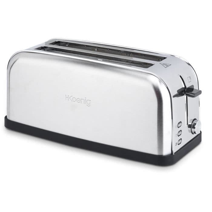 H.KoeNIG TOS28 - leivänpaahdin - 1500 W - harmaa
