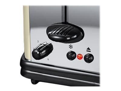 Russell Hobbs Colours 21395-56 - Brødrister - 2 skive - 1 Spor - klassisk krem