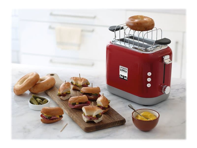 Kenwood kMix TCX751RD - Brödrost - 2 skiva - 2 Kortplatser - röd