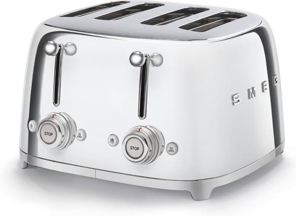 Smeg 50's Style TSF03SSEU - Brödrost - 4 skiva - 4 Kortplatser - krom