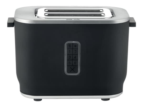 Gorenje T800ORAB, 2 viipale(i)ta, Musta, Muovi, Metalli, Painikkeet, 800 W, 1 m