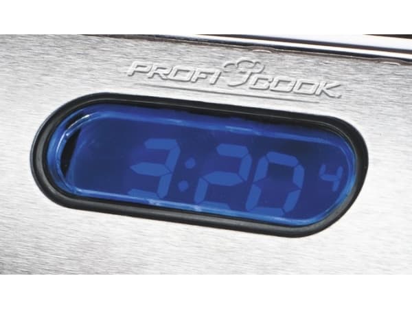 ProfiCook PC-TA 1011, 2 viipale(i)ta, Musta, Ruostumaton teräs, LCD, 920 W, 220 - 240 V, 50 Hz