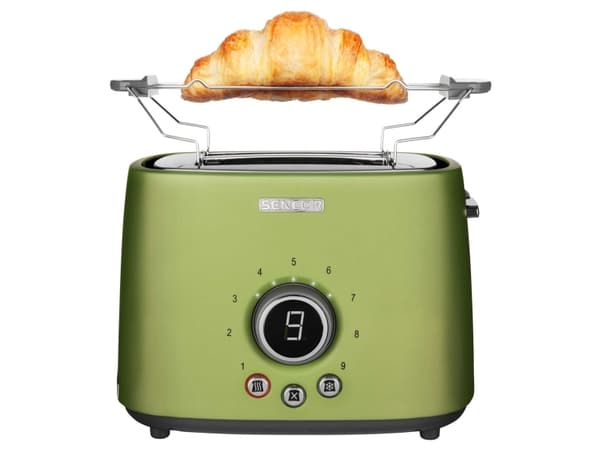 Sencor STS 6050GG, 2 viipale(i)ta, Musta, Vihreä, Ruostumaton teräs, Ruostumaton teräs, Painikkeet, Rotaatio, 1000 W, 220 - 240 V