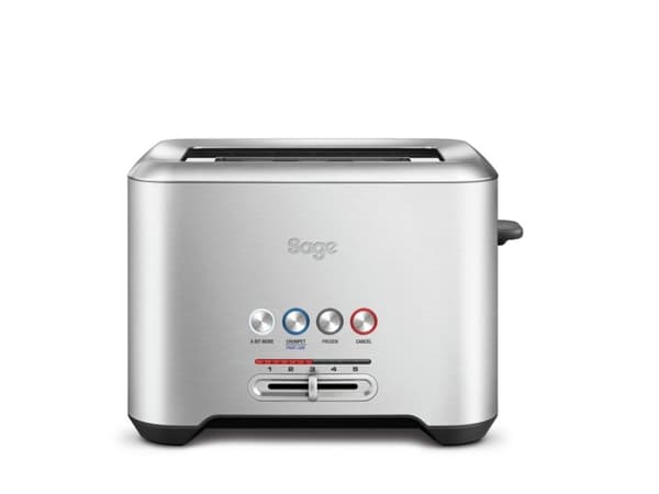 Sage STA720BSS2EEU1 the 'A Bit More' - Brødrister - elektrisk - 2 skive - 1 Spor - sølv