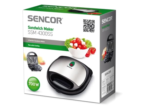 Sencor SSM 4300SS, Rustfritt stål, 0,75 m, 700 W, 220 - 240 V, 50 - 60 Hz