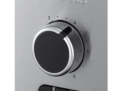 Russell Hobbs Velocity, 2 skiver, Sort, Rustfritt stål, Rustfritt stål, Knapper, Rotasjon, 1 min, 2400 W