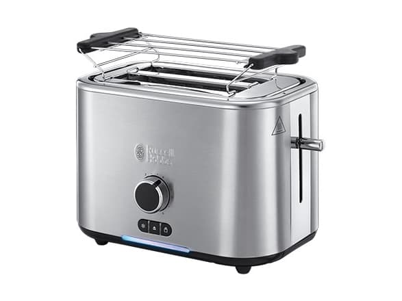 Russell Hobbs Velocity, 2 skiver, Sort, Rustfritt stål, Rustfritt stål, Knapper, Rotasjon, 1 min, 2400 W