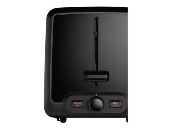 Bosch DesignLine TAT4P420 - Brødrister - 2 skive - 2 Spor - rustfritt stål / svart