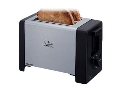 JATA TT607, 2 viipale(i)ta, Musta, Ruostumaton teräs, 800 W, 230 V, 480 mm, 284 mm