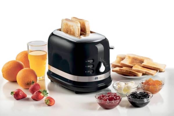 Ariete 0149/02, 2 skiver, Sort, Knapper, Nivå, Rotasjon, CE, 815 W, 190 mm