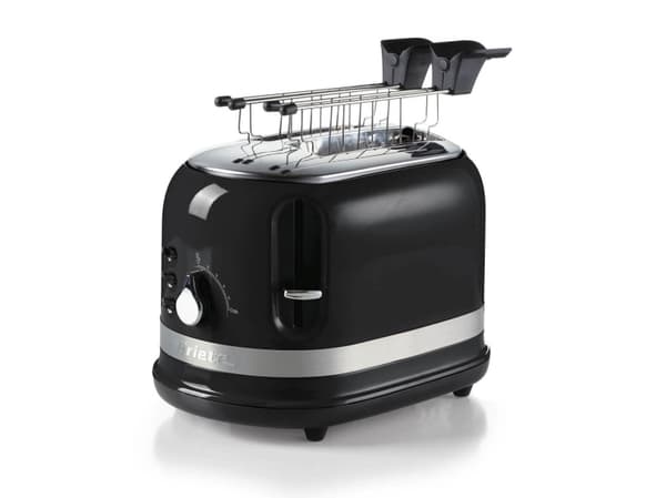 Ariete 0149/02, 2 skiver, Sort, Knapper, Nivå, Rotasjon, CE, 815 W, 190 mm
