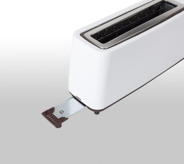 JATA TT579, 1 skiver, Hvit, Knapper, Rotasjon, 900 W, 230 V, 4 cm