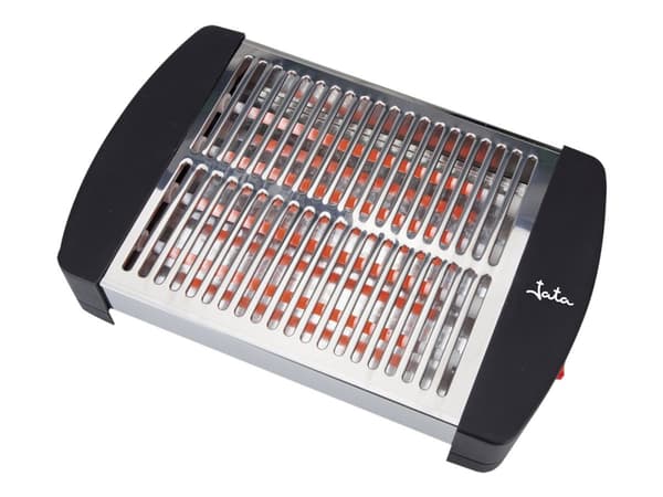 Jata electro TT589NG - Liggende toastjern - svart/inox