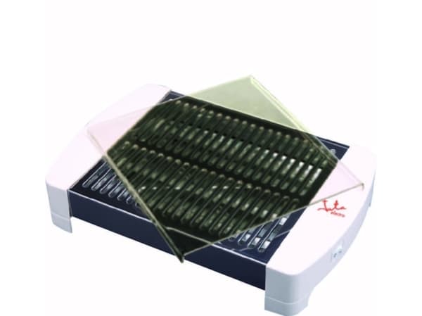 Jata electro TT589NG - Liggende toastjern - svart/inox