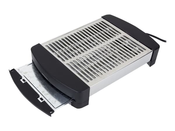 Jata electro TT589NG - Liggende toastjern - svart/inox