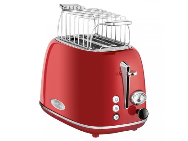 ProfiCook PC-TA 1193, 2 skiver, Rød, Rustfritt stål, Metall, Nivå, 815 W, 220 - 240 V