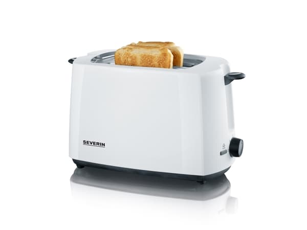 Severin AT 2286, 2 skivor, Vit, Rotations-, CE, 700 W