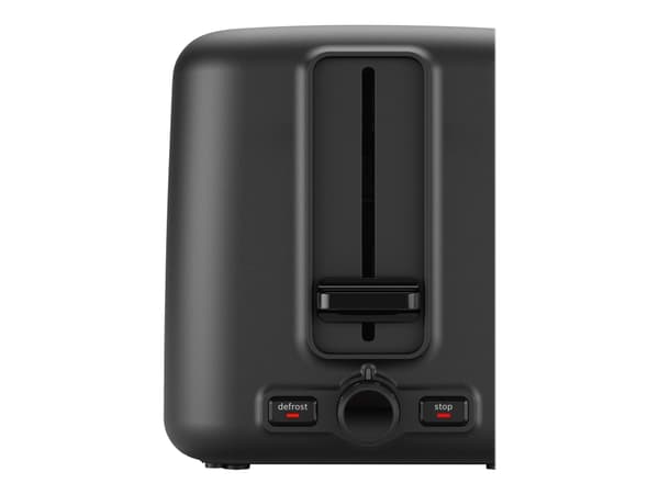 Bosch DesignLine TAT3P420 - Brødrister - 2 skive - 2 Spor - rustfritt stål / svart