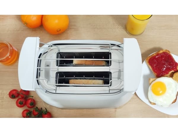Blaupunkt TSS802WH, 2 viipale(i)ta, Valkoinen, Painikkeet, Vipu, Rotaatio, 900 W, 220 - 240 V, 50 - 60 Hz