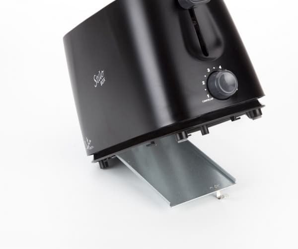 JATA TT631, 2 viipale(i)ta, Musta, Ruostumaton teräs, 750 W, 230 V