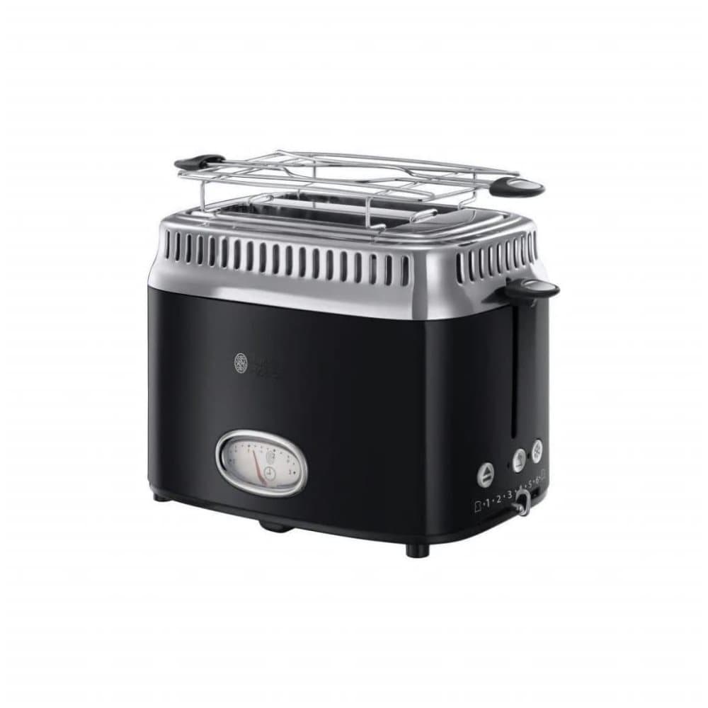 Russell Hobbs Brödrost Retro klassisk svart 1300 W